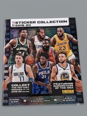 🩷 New 2019 - 2020 Panini NBA Sticker & Card Collection Book